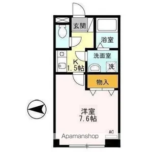 ジュエル本町【3階】の間取り