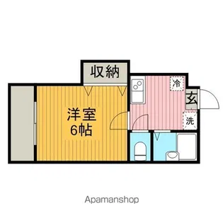 デュオ・ハイム【3階】の間取り