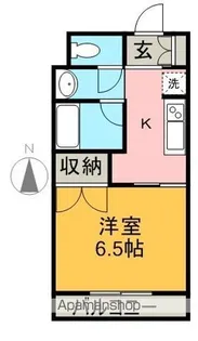 メイプルタウン【1階】の間取り