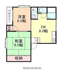 ルシオール田島【1階】の間取り