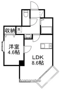 長野県長野市大字鶴賀七瀬【マンション】の間取り