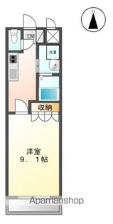 パークヒルズ庄町【4階】の間取り