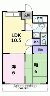 ハイツタチバナ【1階】の間取り