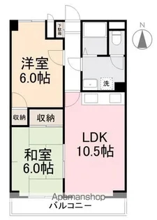 グローバル高松【6階】の間取り