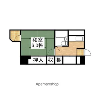 チサンマンション丸の内第3【9階】の間取り