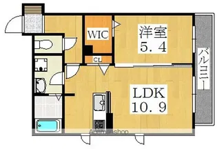 シャーメゾンシュッド【1階】の間取り