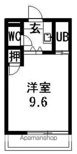 シャトル昭和町【402号室】の間取り
