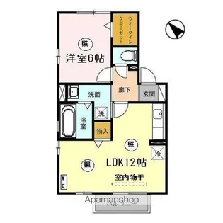 ALBAX B【2階】の間取り