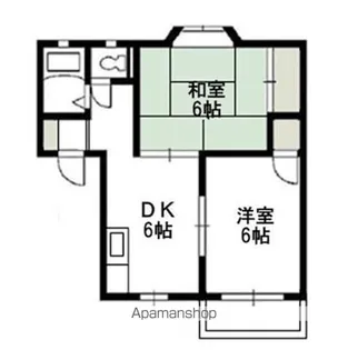 サンライズ平野 C棟【2階】の間取り