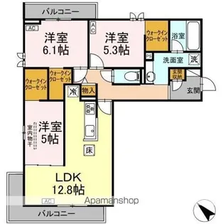 CASA SOLARE【1階】の間取り