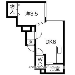 ライベックス澄川【205号室】の間取り