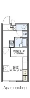 レオパレスみえ【206号室】の間取り