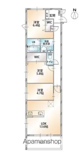 NIINA【2階】の間取り