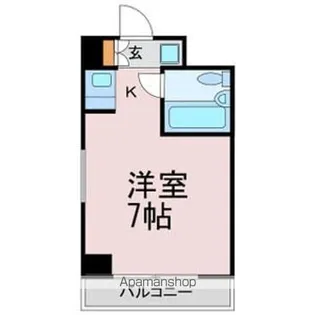 レイナビル【4A号室】の間取り