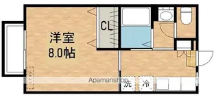 ベレール鹿屋【1階】の間取り