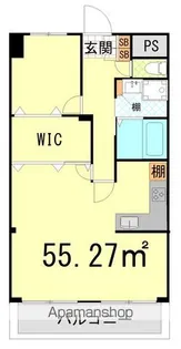 グローリア初穂横浜(11階)【0号室】の間取り