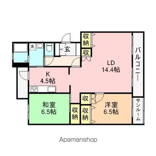 テレパレス関屋浜松【2階】の間取り