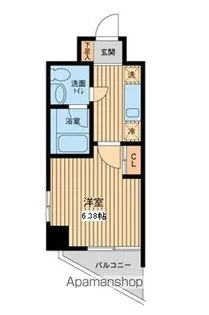 プロスペクト門前仲町【3階】の間取り