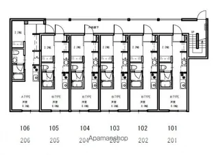 ヴィラ リヴィエールⅡ【201号室号室】の間取り