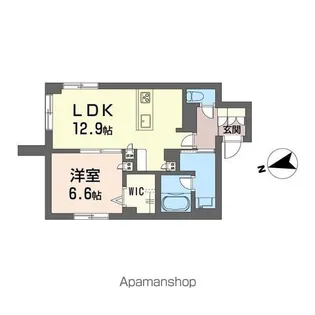 グリナージュ パーク【104号室】の間取り