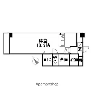 ロイヤルパークス千種【4階】の間取り