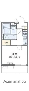クレイノ石原橋【1階】の間取り