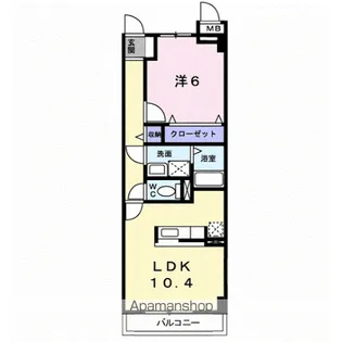 メディカル松下南EX【4階】の間取り