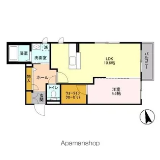 ヴィラージュおゆみ野【2階】の間取り
