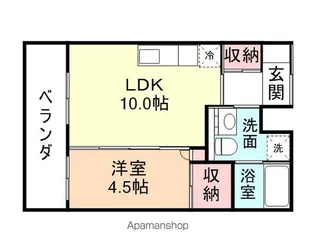 プラチナコートけやき【5階】の間取り