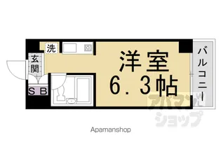 ウエストアベニュー【102号室】の間取り