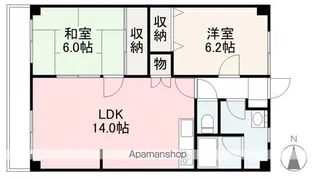 サニープレイス松縄【5階】の間取り