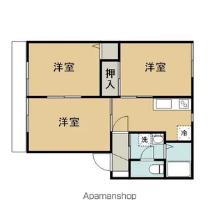 プラドC【101号室】の間取り