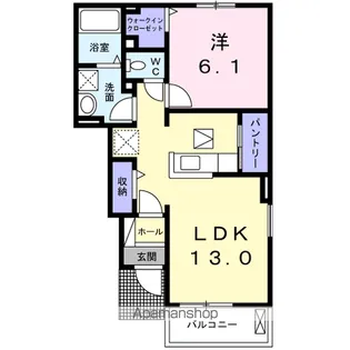 GRAND JETE Ⅰ【1階】の間取り