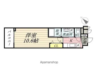 AVENIR渋谷本町【6階】の間取り