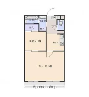 カーサグラシアス【302号室号室】の間取り