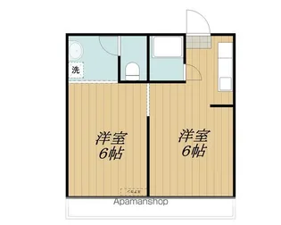 リバーサイドマンション【414号室】の間取り