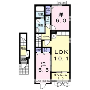 セレノ【2階】の間取り