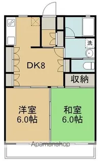 高砂シティハイツ【3階】の間取り