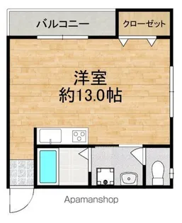 メロディーハイム【2階】の間取り