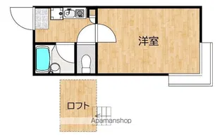 ビバリーハウス梅林A【2階】の間取り