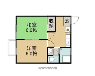メゾン396【203号室】の間取り