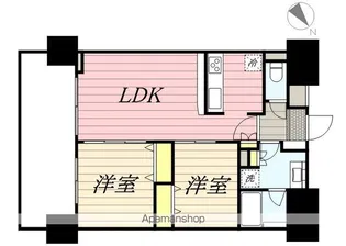 ラグゼナ流山おおたかの森【9階】の間取り