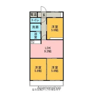 エトワールEBA【2階】の間取り