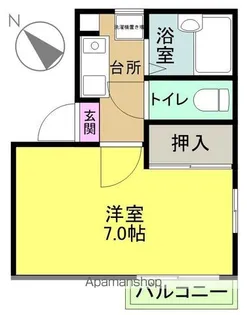 アーバンヒルズマンション【2階】の間取り