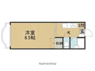 ハイツ原【202号室】の間取り