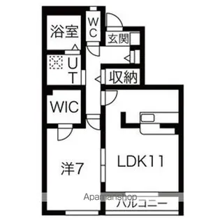 フルール【1階】の間取り