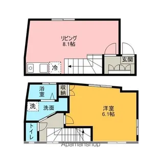 ラ・パルコ錦【B102号室】の間取り