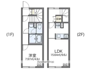 レオネクストAMYⅣ【104号室】の間取り