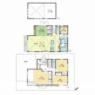 横浜市中区池袋戸建【0号室】の間取り