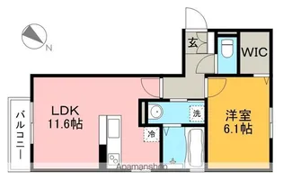 ホープ B棟【2階】の間取り